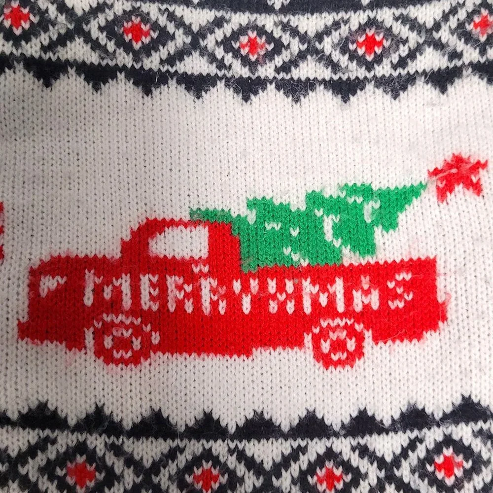 Christmas Truck Dog Sweater